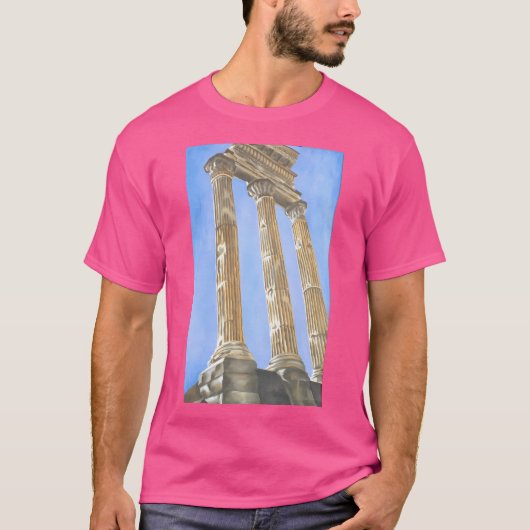 T-shirt Colonnes du forum romain (Devant)