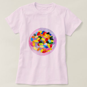 T-shirt Colonnes sucrées et colorées de bonbons