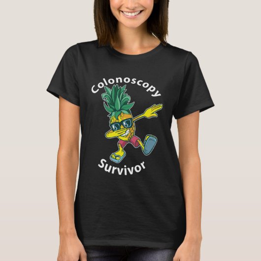 T-shirt Colonos Survivor Dabbing Pineapple Patient (Devant)