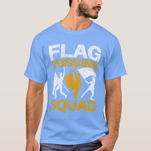 T-shirt Color Guard Colorguard Flagossing Squad girl (Devant)