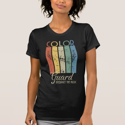 T-shirt Color Guard - Interpréter la musique (Devant)