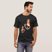 T-shirt Color Me s Two Orange Cats (Devant entier)