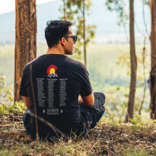 T-shirt Colorado 14ers Fourteeners Escalade de montagne