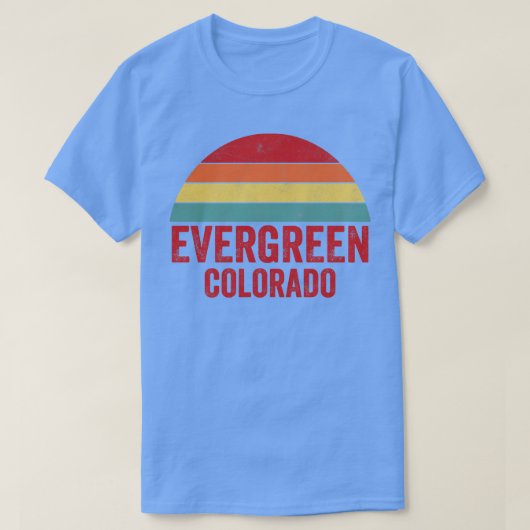 T-shirt Colorado à feuillage persistant (Design devant)