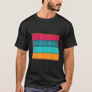 T-shirt Colorado Accueil État Rétro Aimer Ma maison Vintag