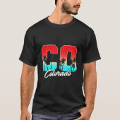 T-shirt Colorado Co Palm Tree State (Devant)
