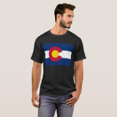 T-shirt Colorado : Le drapeau américain du centenaire (Devant entier)