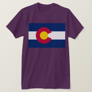 T-shirt Colorado : Le drapeau américain du centenaire