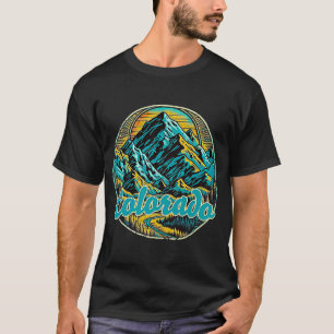 T-shirt Colorado Mountains Classic Graphic Colorado