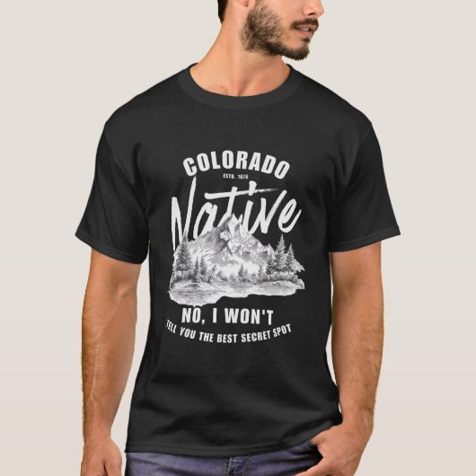T-shirt Colorado Native (Devant)