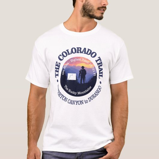 T-shirt Colorado Trail (rd2) (Devant)
