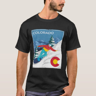 T-shirt Colorado Winter Snowboard Snowboard Snowboar