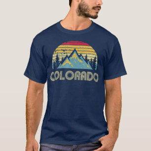 T-shirt    ColoradoRetro Montagnes Vintages Randonnée nat