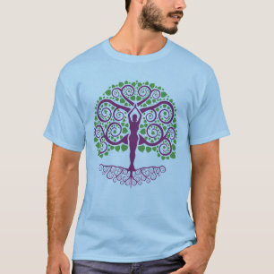 T-shirt Colorant de cravate d'arbre de Bodhi