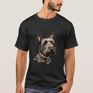 T-shirt Coloration écossaise Terrier Chien Chien Chien Chi