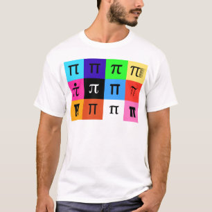 T-shirt colorblock happy pi day
