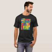 T-Shirt Colorblocks foncé (Devant entier)