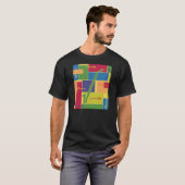 T-Shirt Colorblocks foncé (Devant entier)