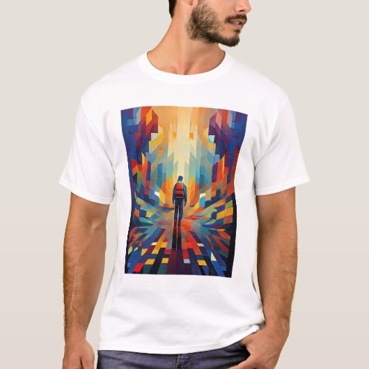 T-shirt coloré (Devant)
