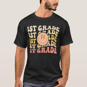 T-shirt Coloré 1ère année Smile Super Enseignant Enfants R