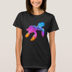 T-shirt Coloré Amoureux des animaux mignon Tortues de mer