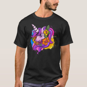 T-shirt Coloré animal magique Unicorn Lover Fairytale Un