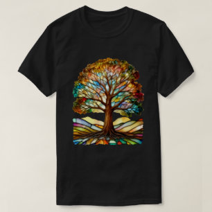 T-shirt Coloré Arbre en Verre