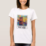 T-shirt Coloré Brooklyn Bridge NYC Voyage<br><div class="desc">Colorful Brooklyn Bridge New York Voyage T-Shirt. Un des temps forts de New York.</div>