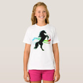 T-Shirt Coloré Cheval Elevage Girls (Devant entier)