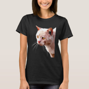 T-shirt Coloré Cute Cat Graphic 1