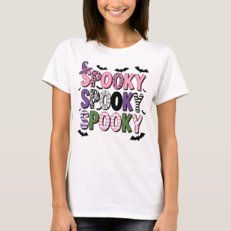 T-shirt Coloré Éffrayant Halloween jolie sorcière Casquett