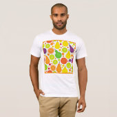 T-shirt Coloré Fruiteux Vibrance Motif Art (Devant entier)