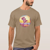T-shirt coloré Joshua Tree Design (Devant)