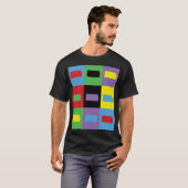 T-shirt Coloré Kansas Motif Pop Art (Devant entier)
