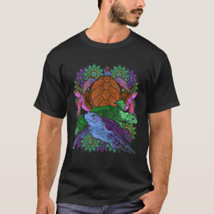T-shirt Coloré Mandala Maori Tribal Animal Hawaiian