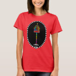 T-shirt coloré Menorah<br><div class="desc">Cette menorah lumineuse et très colorée est prête pour les célébrations du Shabbat. Shabbat Shalom ! ~ karyn</div>