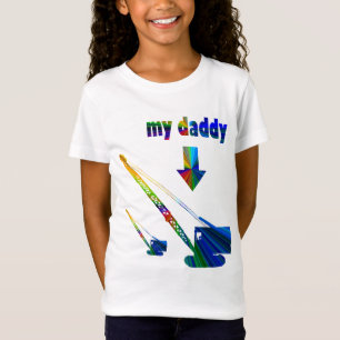 T-Shirt COLORÉ MON OPÉRATEUR DE CRANE DADDY LOURD ÉQUIPEME