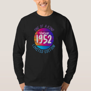 T-shirt Coloré Un D'Un Type Tee Vintage 1952 Limited Ed
