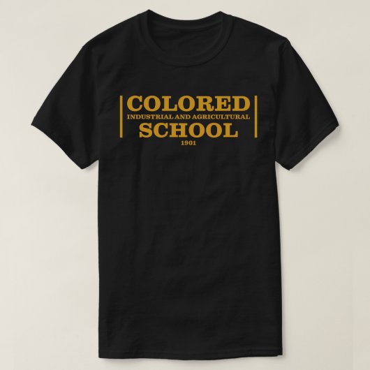 T-SHIRT COLORED INDUSTRIAL AND AGRICULTURAL SCHOOL (Design devant)