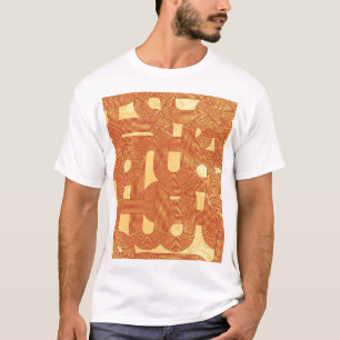 T-shirt Colorée Géométrique Vintage Abstrait.