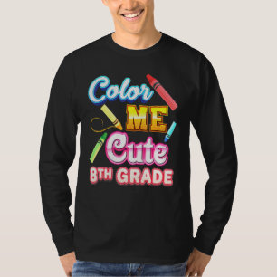 T-shirt Colorez-Moi 8e année fille 8e enfant Retour à l'éc