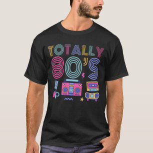 T-shirt Colorful 80s Costume Party Retro Disco 1980s