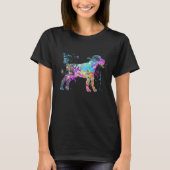 T-shirt Colorful Beagle Dog Beagle (Devant)