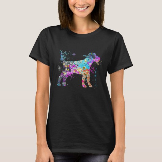 T-shirt Colorful Beagle   Dog Beagle (Devant)