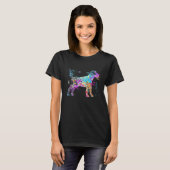 T-shirt Colorful Beagle   Dog Beagle (Devant entier)