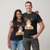 T-shirt Colorful Beagle Mama  Dog Mom (Unisexe)