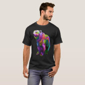 T-shirt Colorful Bear Art Graphic (Devant entier)