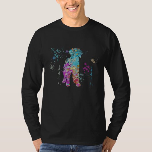 T-shirt Colorful Brittany Spaniel Dog Brittany Spaniels (Devant)