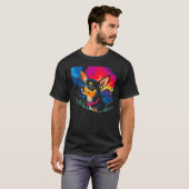 T-shirt Colorful Chihuahua Dog (Devant entier)