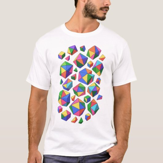 T-shirt Colorful Cubes (Devant)